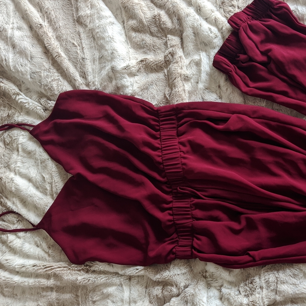 Red romper